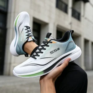 Unisex Breathable Mesh Running Shoes, Lightweight Non-slip